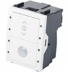 Wandsensor PIR + bediening - wit
