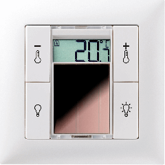 EnOcean schakelaar - LCD - temp., licht - JUNG LS990